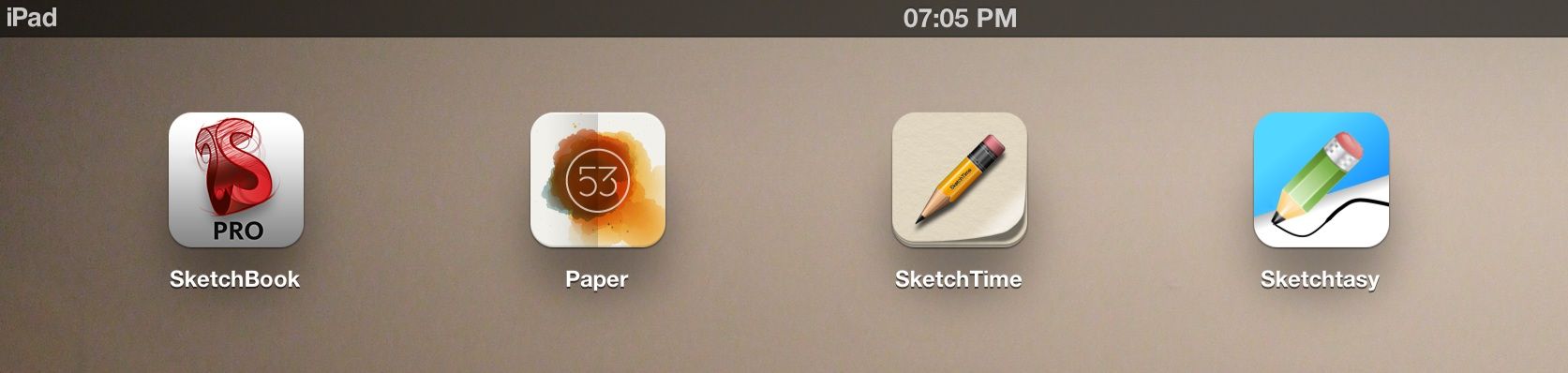 Sketching apps