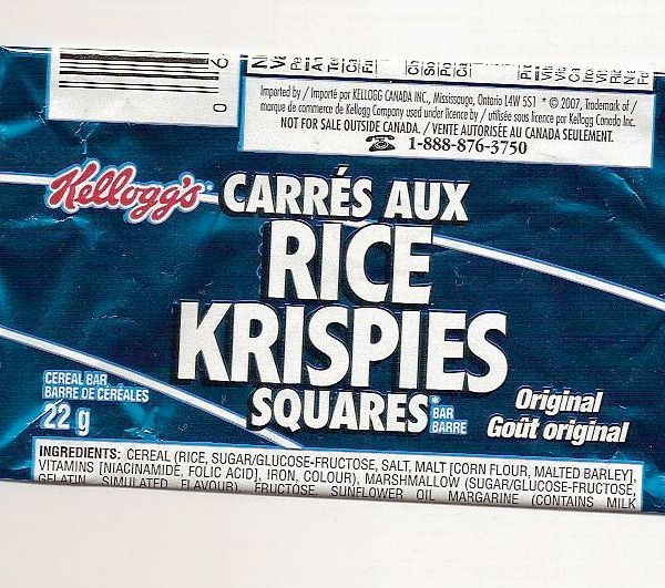 Rice Krispy Square Wrapper