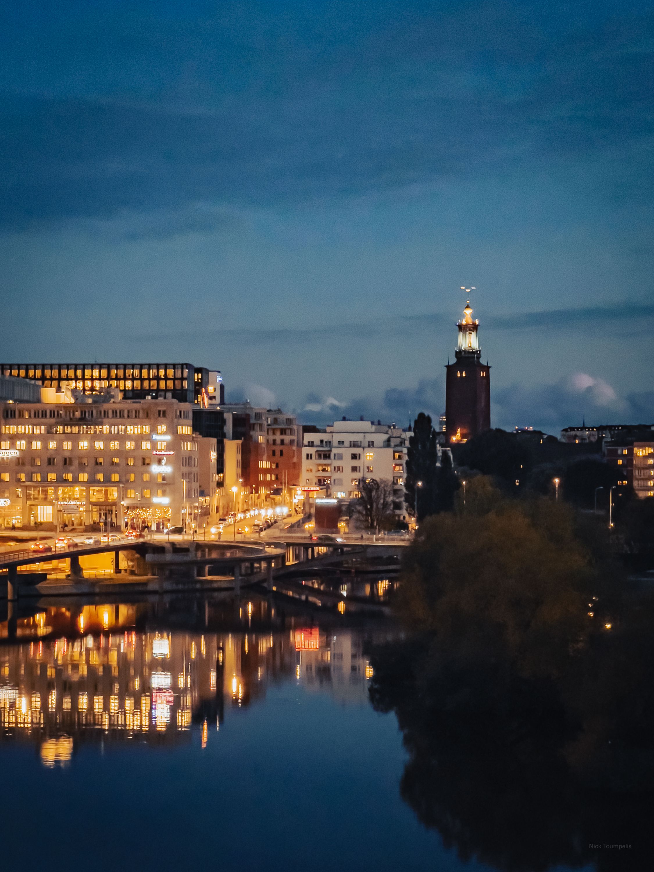 View of the Stockholm city hall