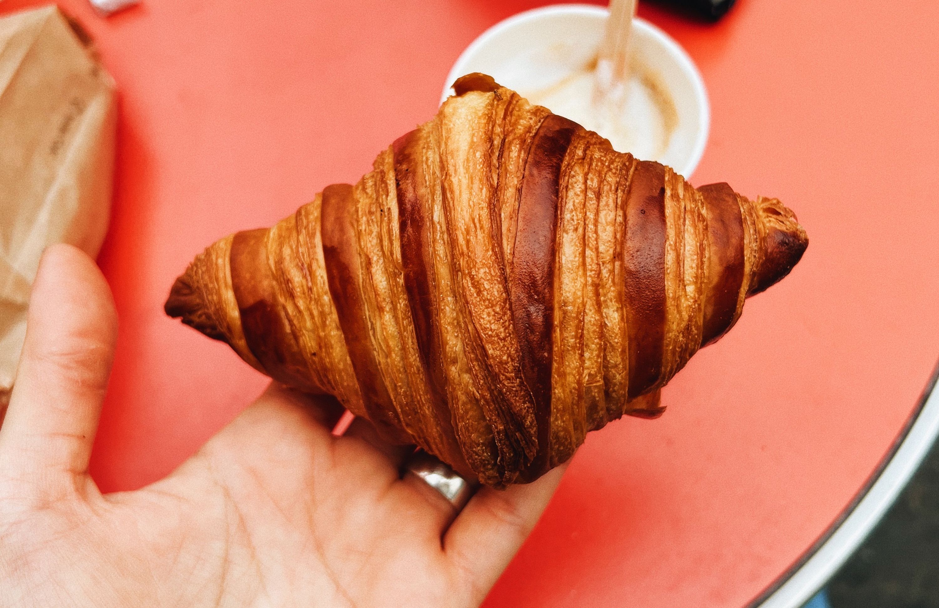 A croissant from La Maison d’Isabelle