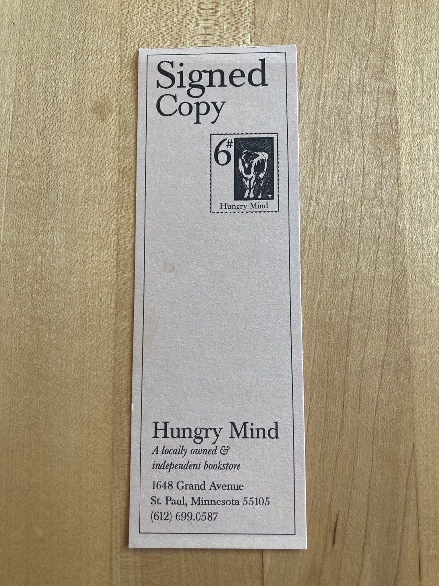 Day 32 Hungry Mind signed copy