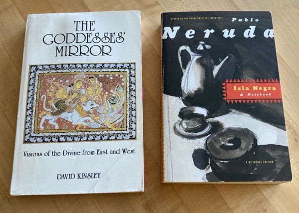 The Goddesses' Mirror by David Kinsley and Isla Negra by Pablo Neruda