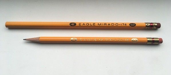 two Eagle Mirado pencils