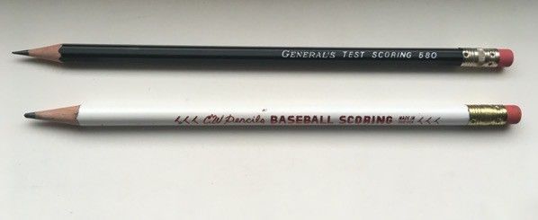 General's Test Scoring and Baseball Scoring pencils