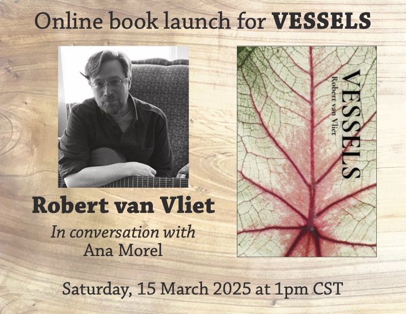 A graphic including images of your humble author and the book cover, with a number of salient details, including the date and time of the event, which is 1pm on March 15th