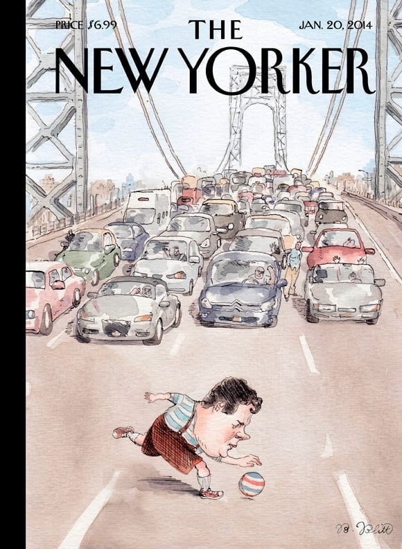 [editorial] [illustration] [cover] Cover Story: Barry Blitt’s “Playing in Traffic” : The New Yorker
