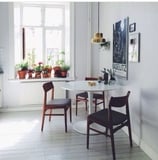 [kitchen] circle table [plants]
