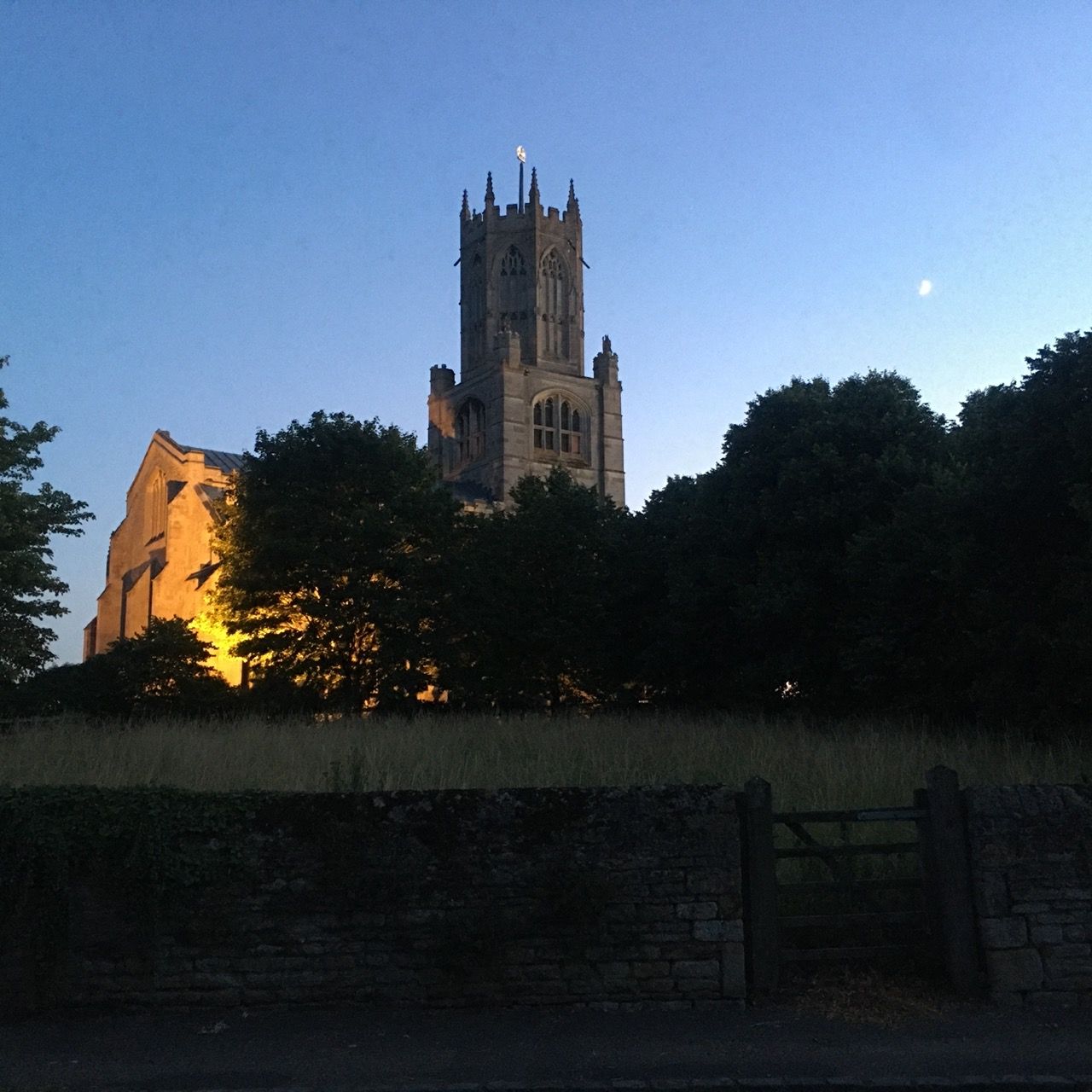 St Mary and moon