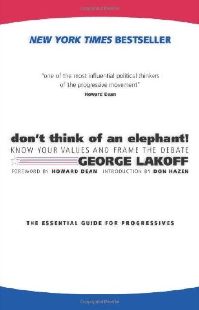 Don’t Think of an Elephant: Know Your Values and Frame the Debate