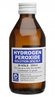 Hydrogen peroxide bottle