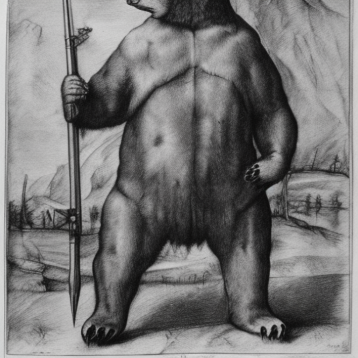 Armed bear