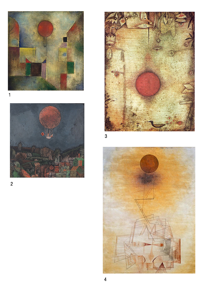 Paul Klee’s red spheres