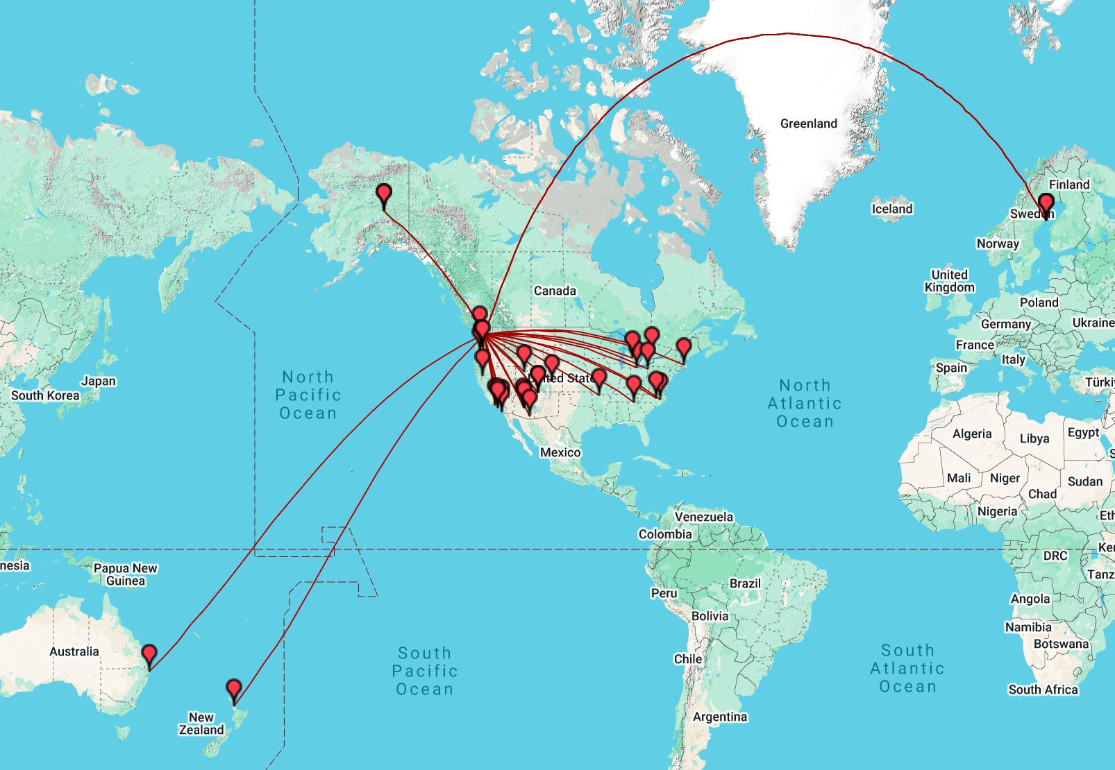 QSO map