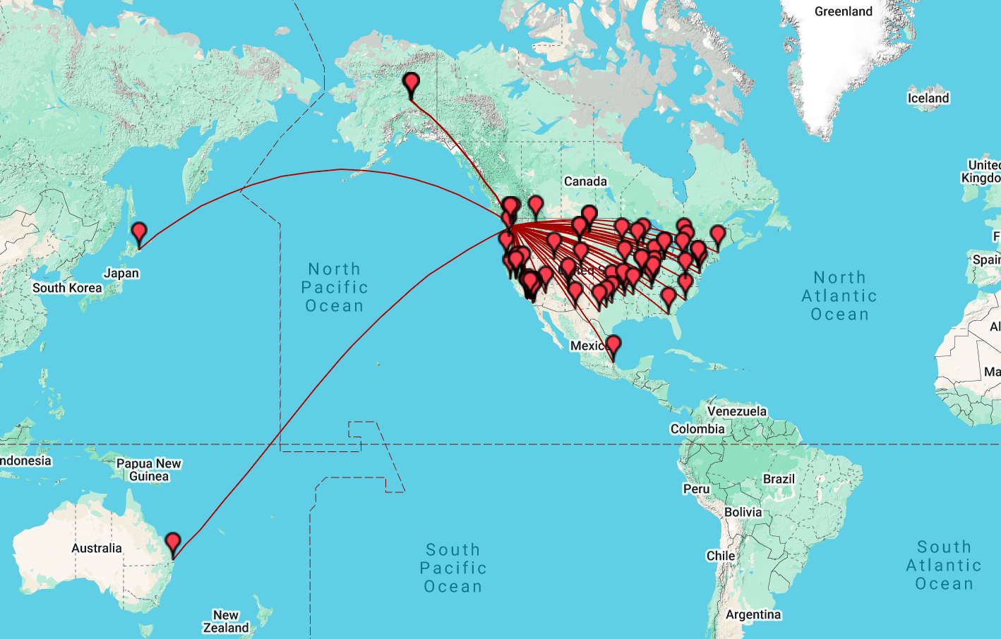 QSO map