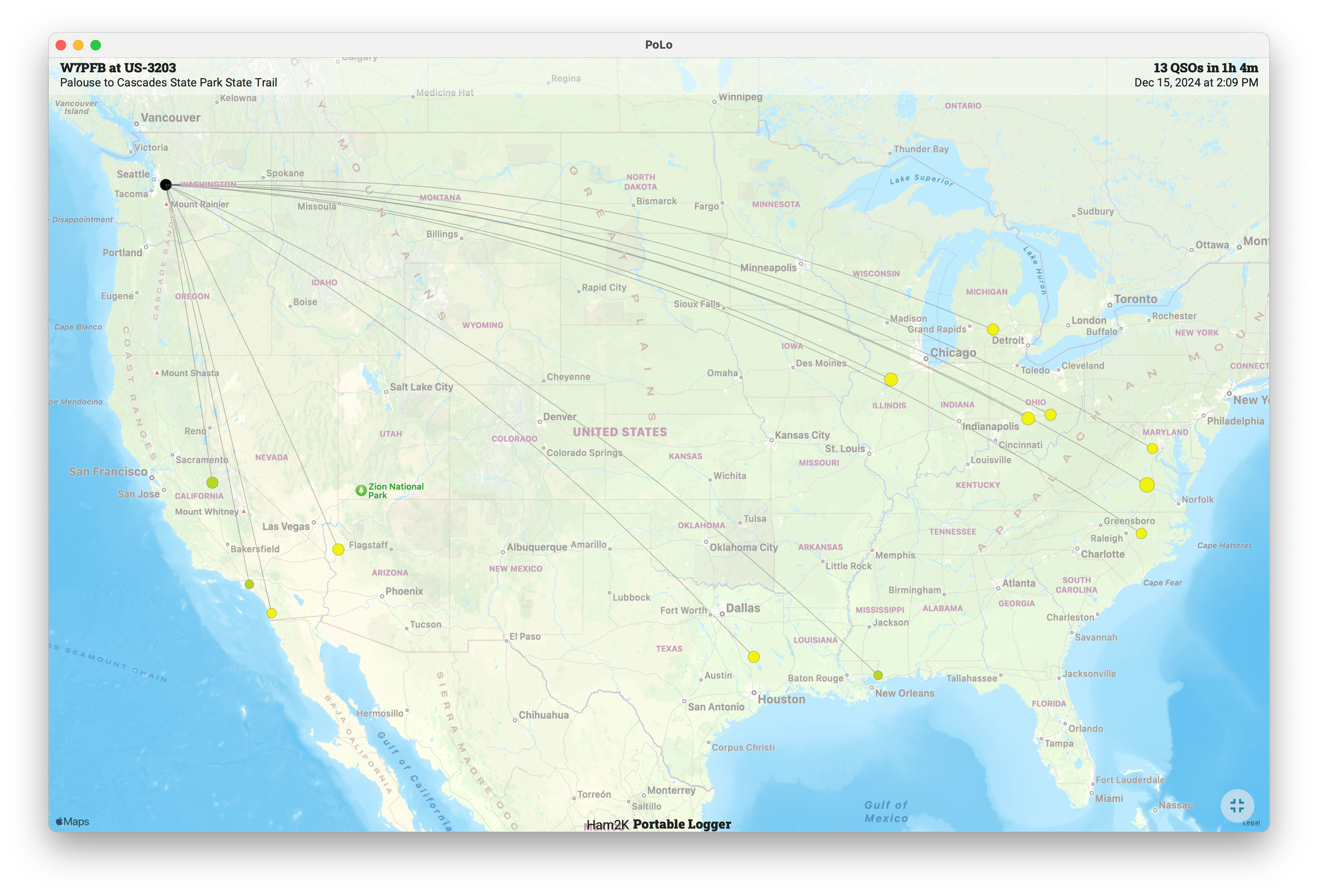 QSO map