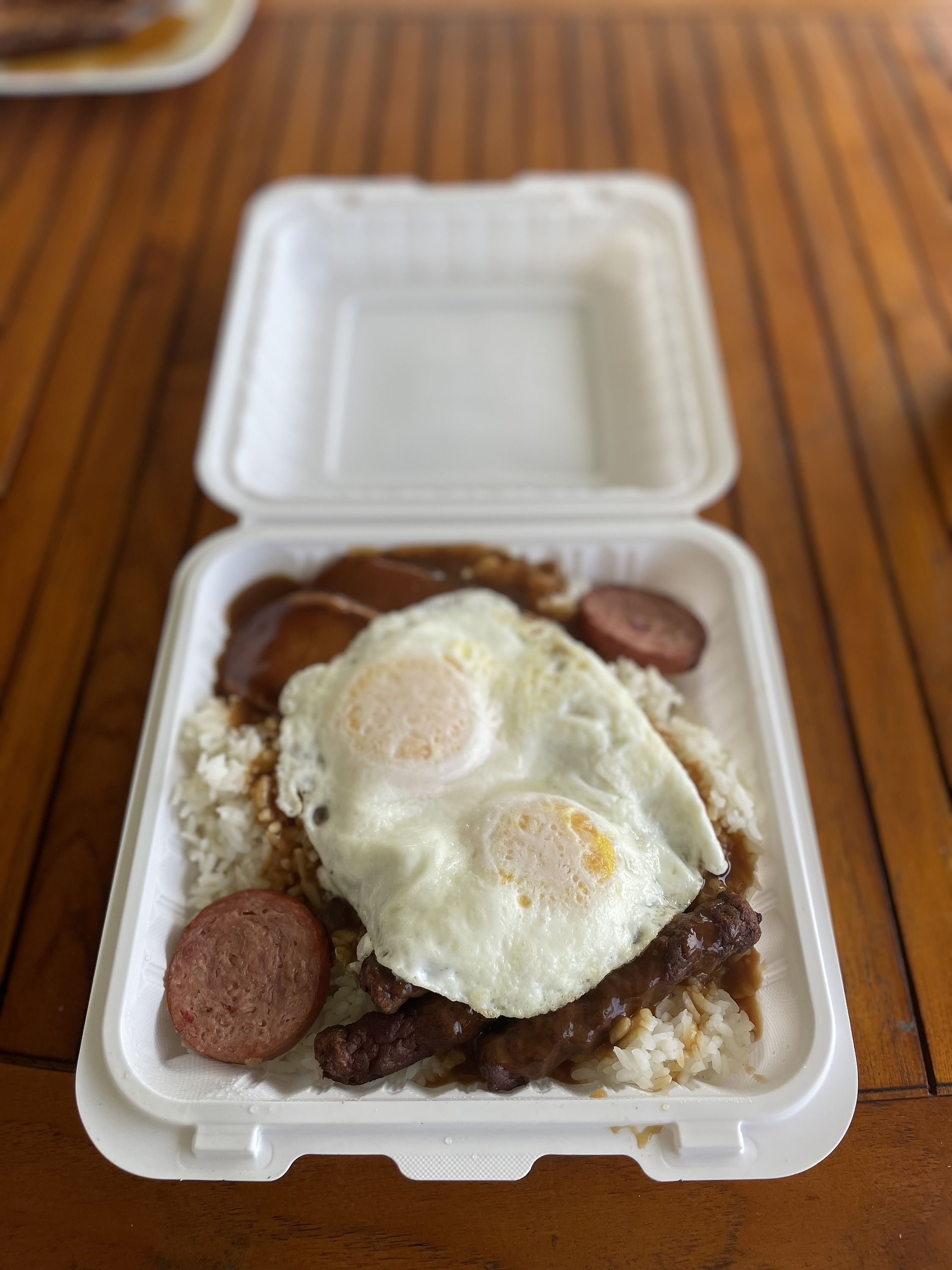 Spam and Eggs at the Hawaiian Style Cafe