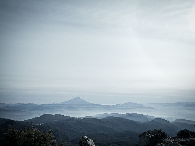 金峰山から (From the summit of Mt.Kinpusan)