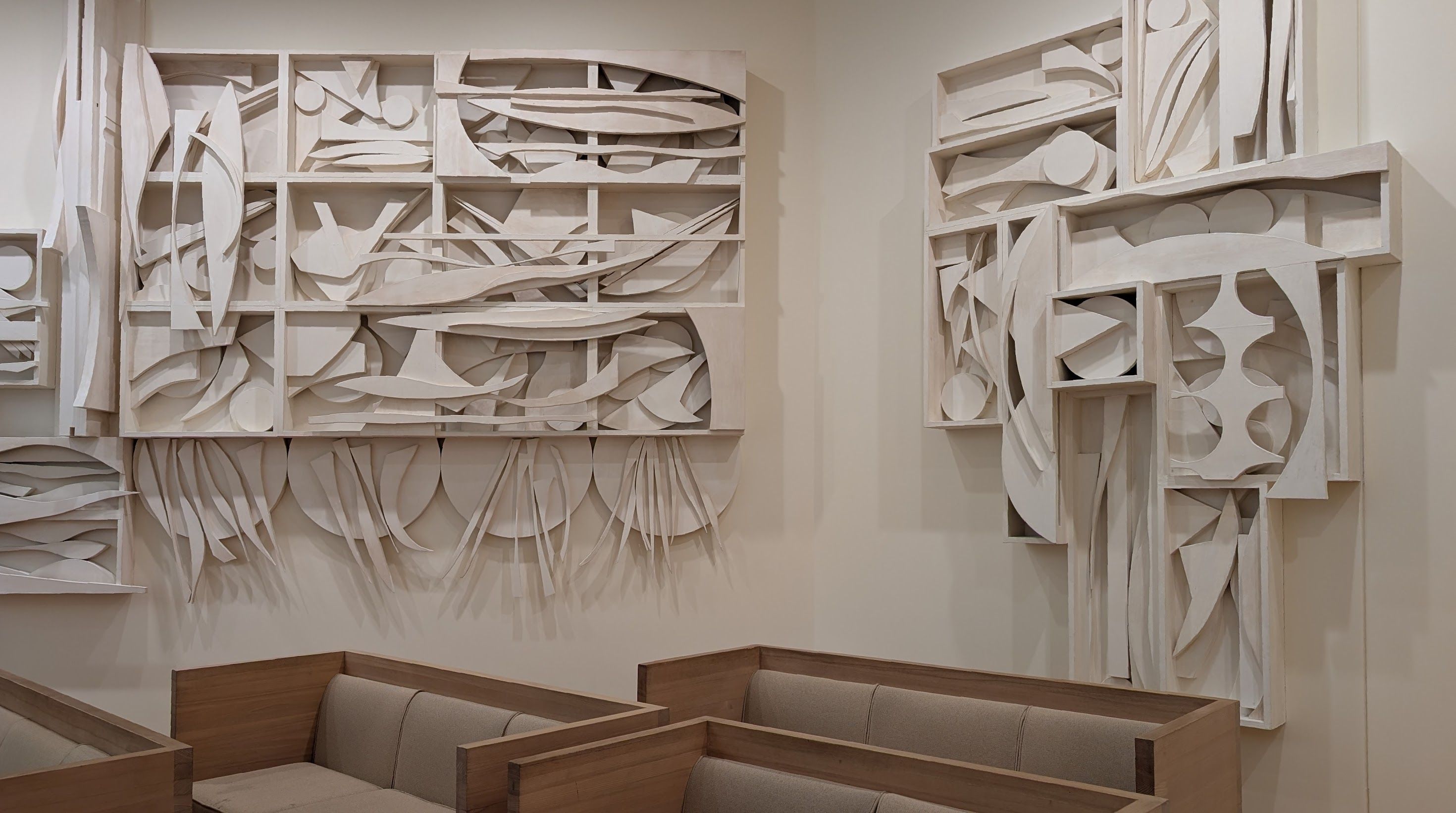 Early morning with Louise Nevelson at the Chapel of the Good Shepherd; New York City (13 May, 2025)