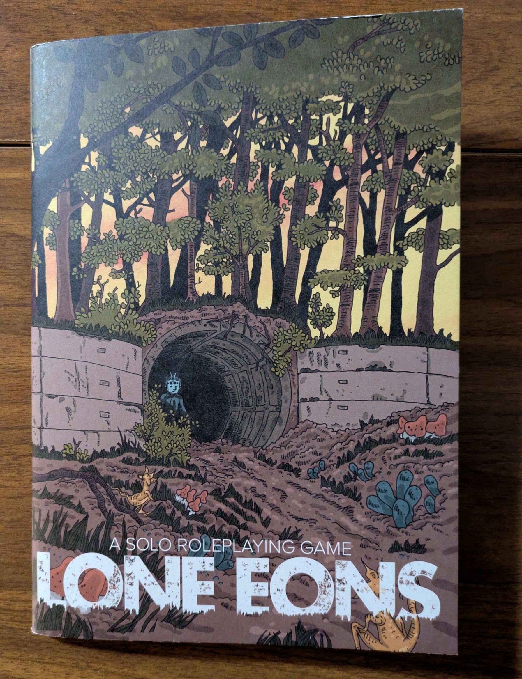 Cover of Lone Eons, very pretty, Daniel Locke