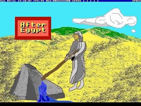 Das von Davis programmierte Spiel After Egypt, in welchem es möglich ist, ein digitales Orakel zu konsultieren. Besucht man im Spiel den brennenden Dornenbusch, spricht der Computer gewissermaßen in Zungen.