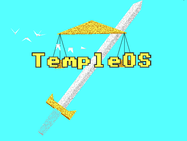 Logo des Betriebssystems TempleOS