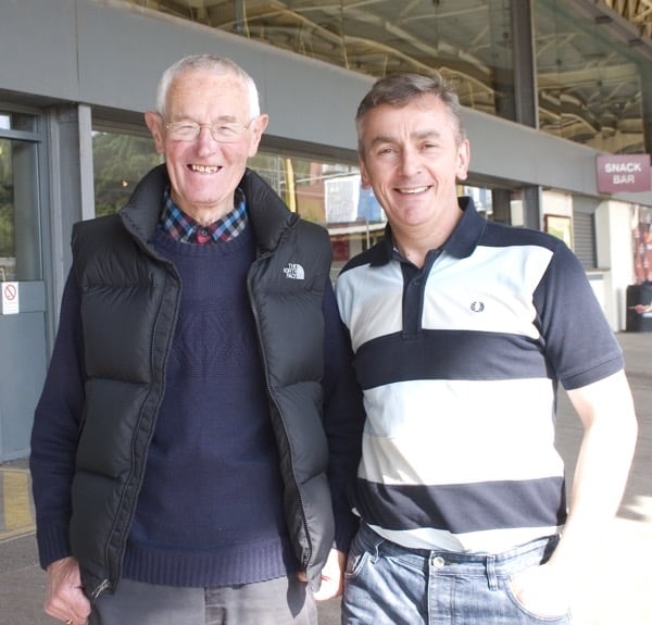 Brian Denney & Barry Winter at the Sheffield marking for Fougeres