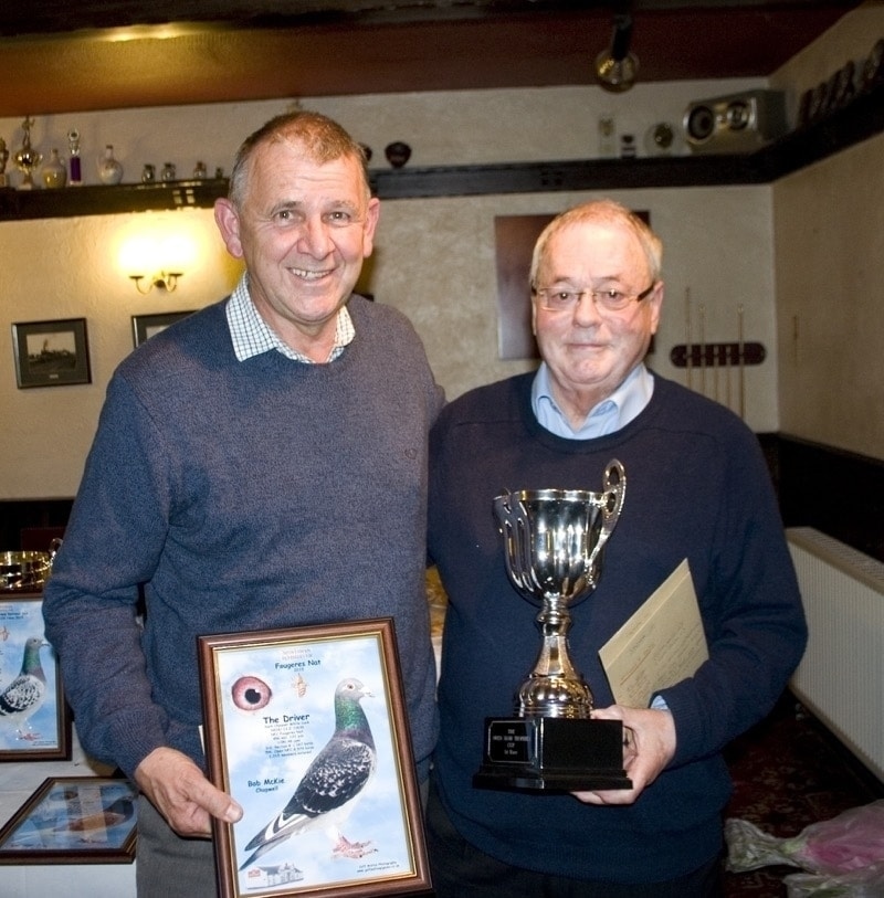 Bob McKie 2nd & 3rd Section N Ancenis pictured with Rod Adams