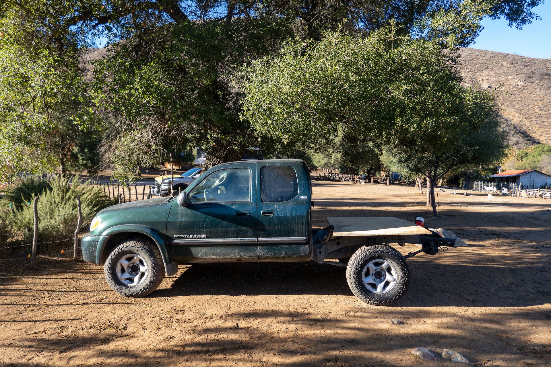 He recently acquired a 1st generation Tundra.