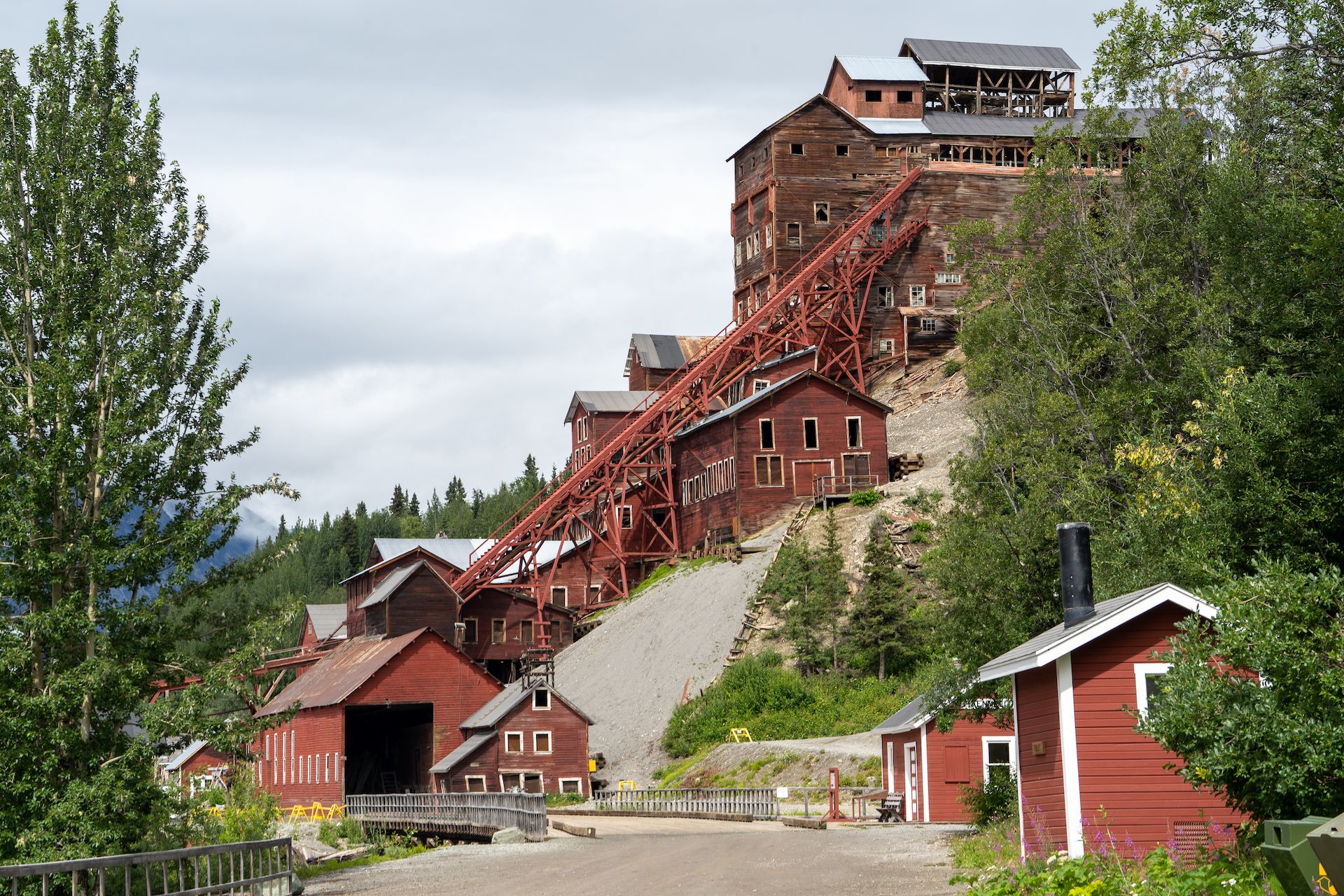 Kennecott Mines National Historic Landmark, an incredible place to visit on your own or with a tour guide like we did