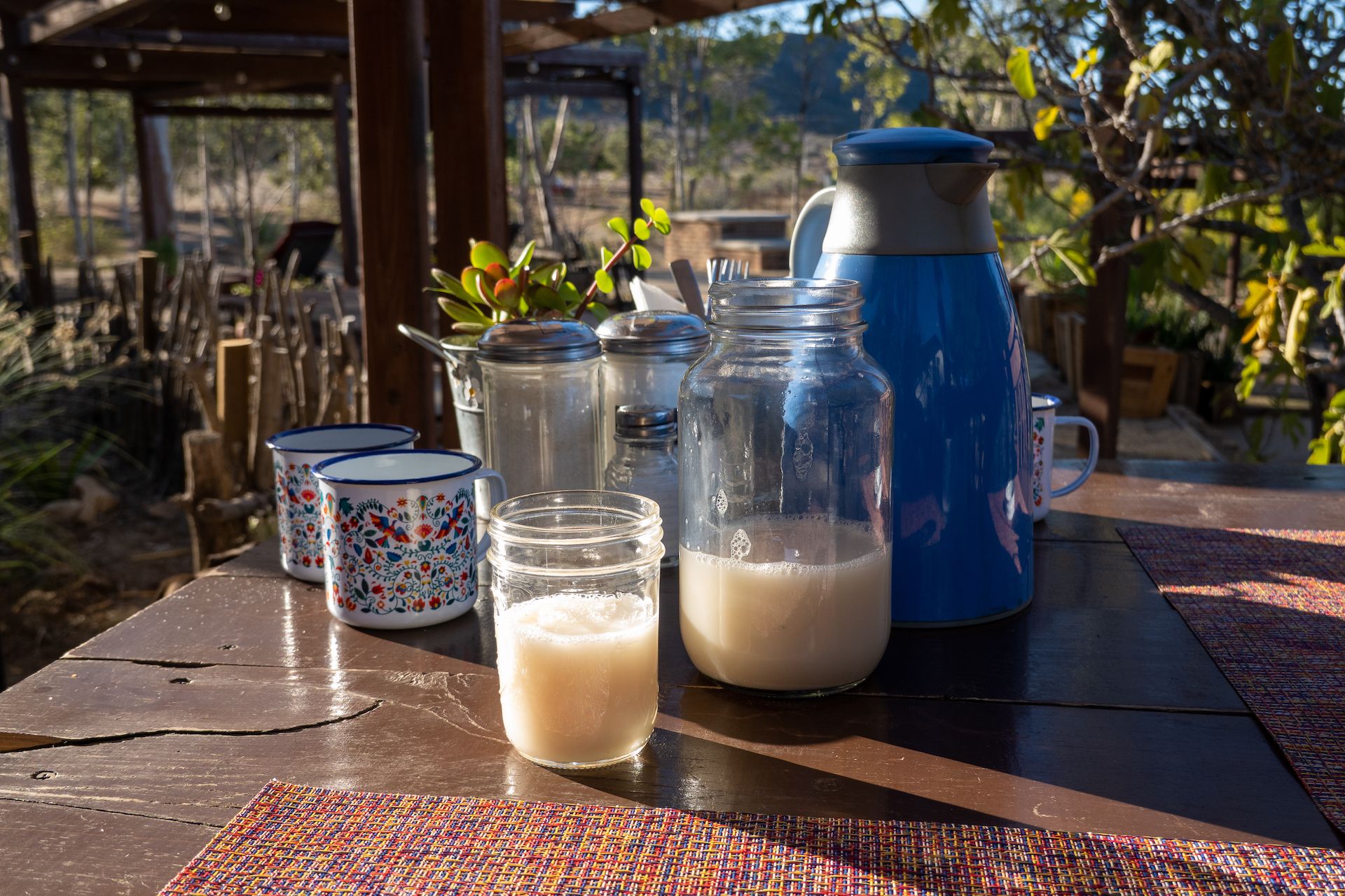 Homemade horchata, so good!