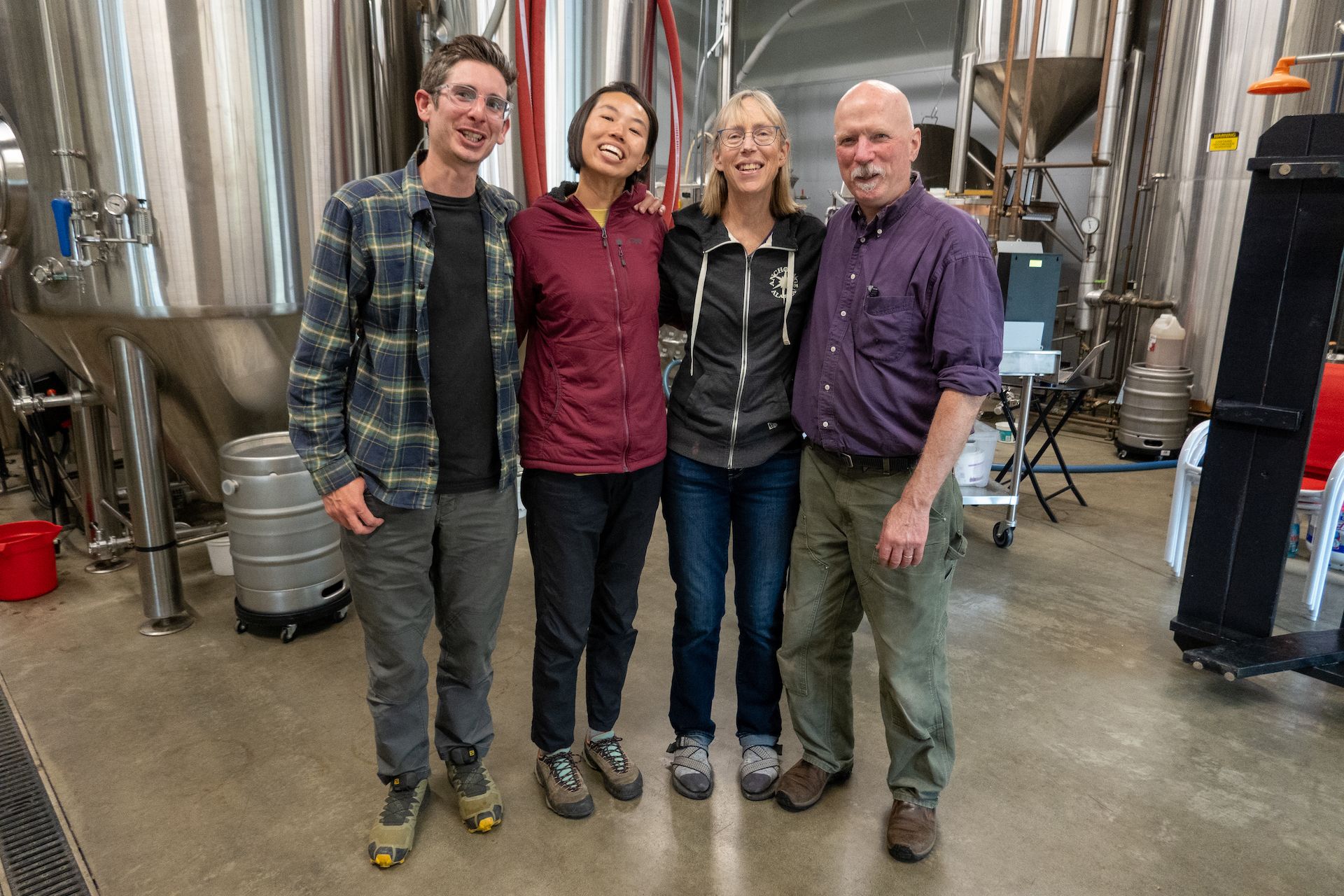 Owners Cindy and Clarke inside Cynosure, a beautiful, bright space dedicated to beer and the love of beer.