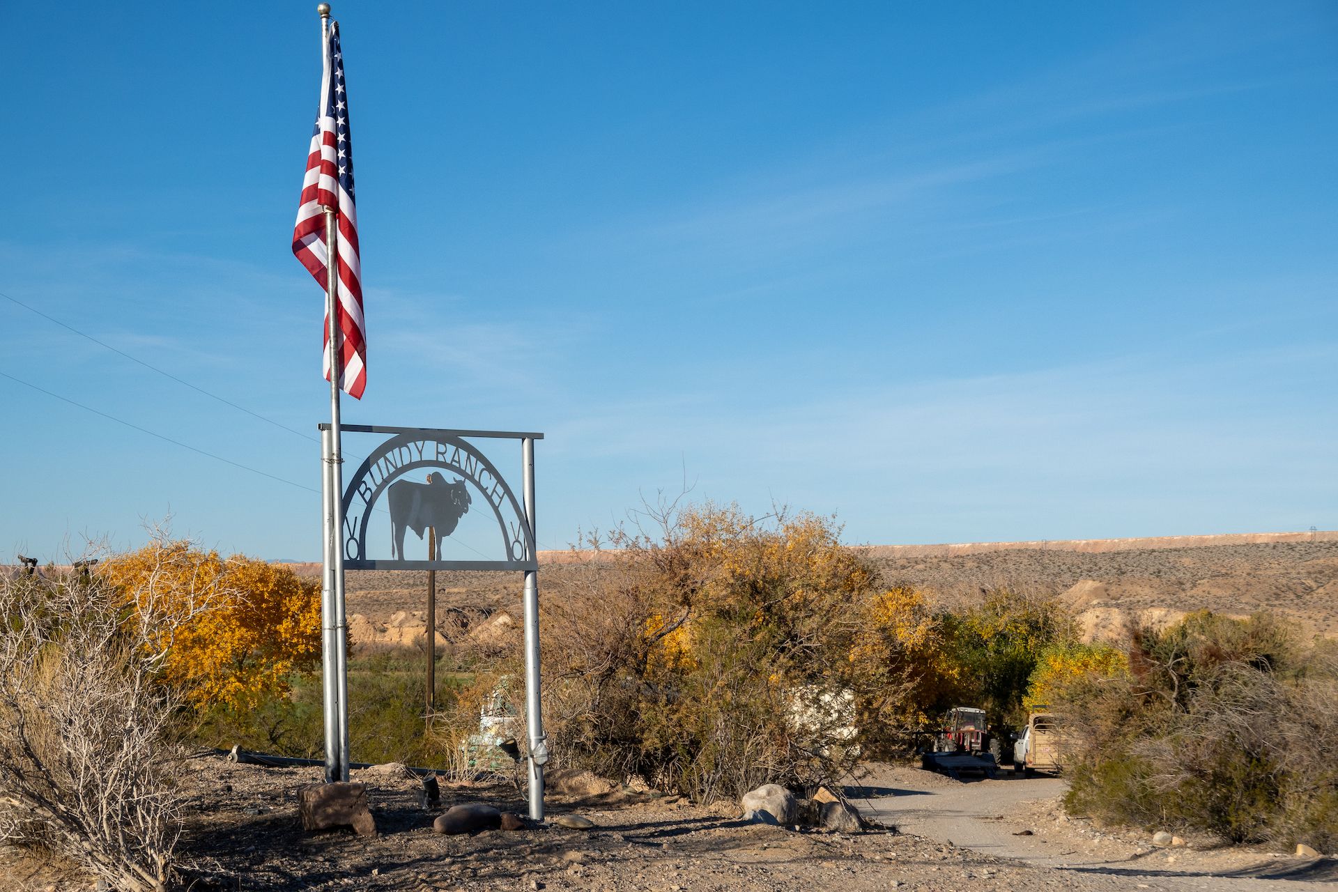 For the first few miles of the Gold Butte road, you’ll pass by a few ranches including the infamous “Bundy Ranch”. Google it if you do not remember the story…
