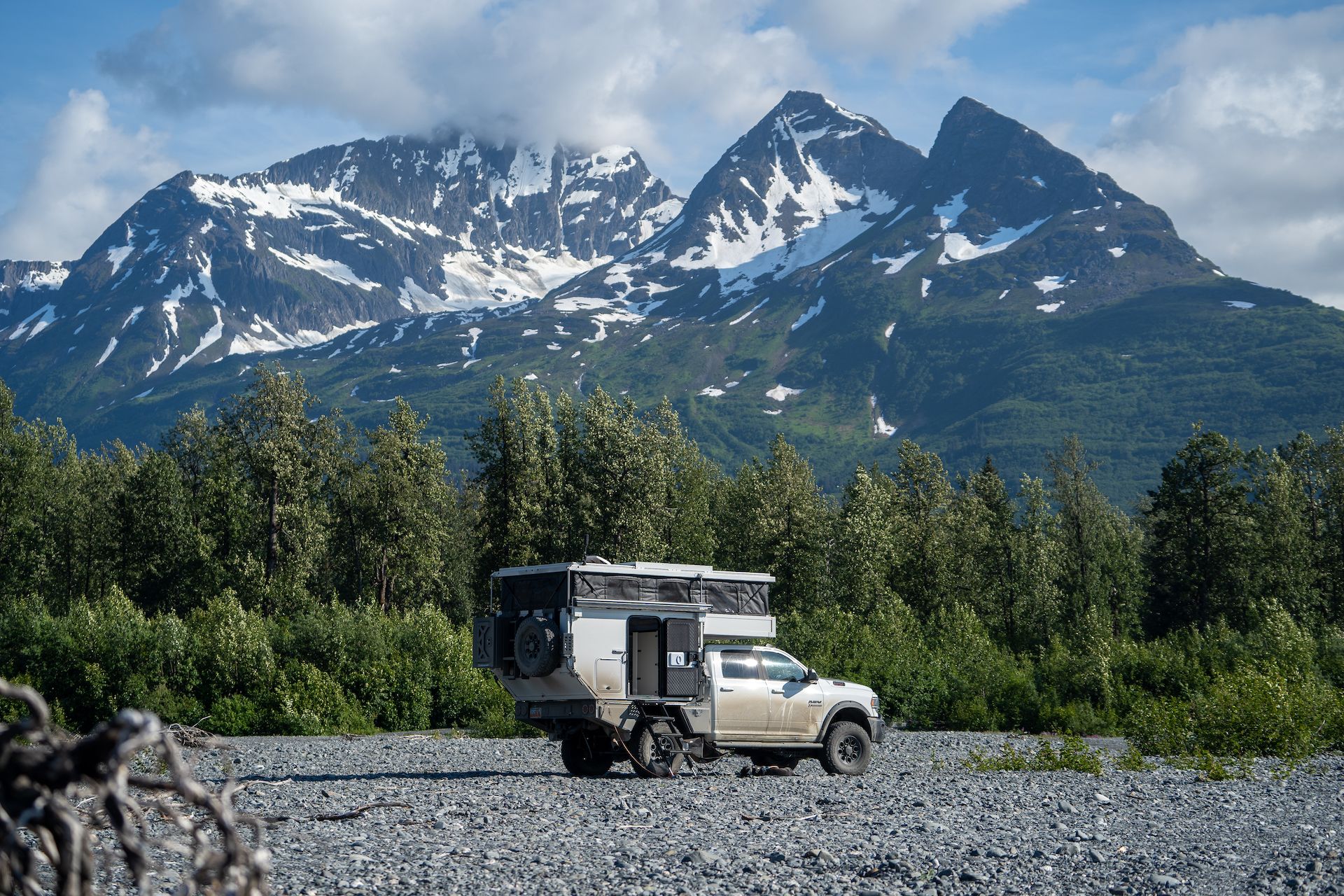 Campsite for the next coming nights just outside of town