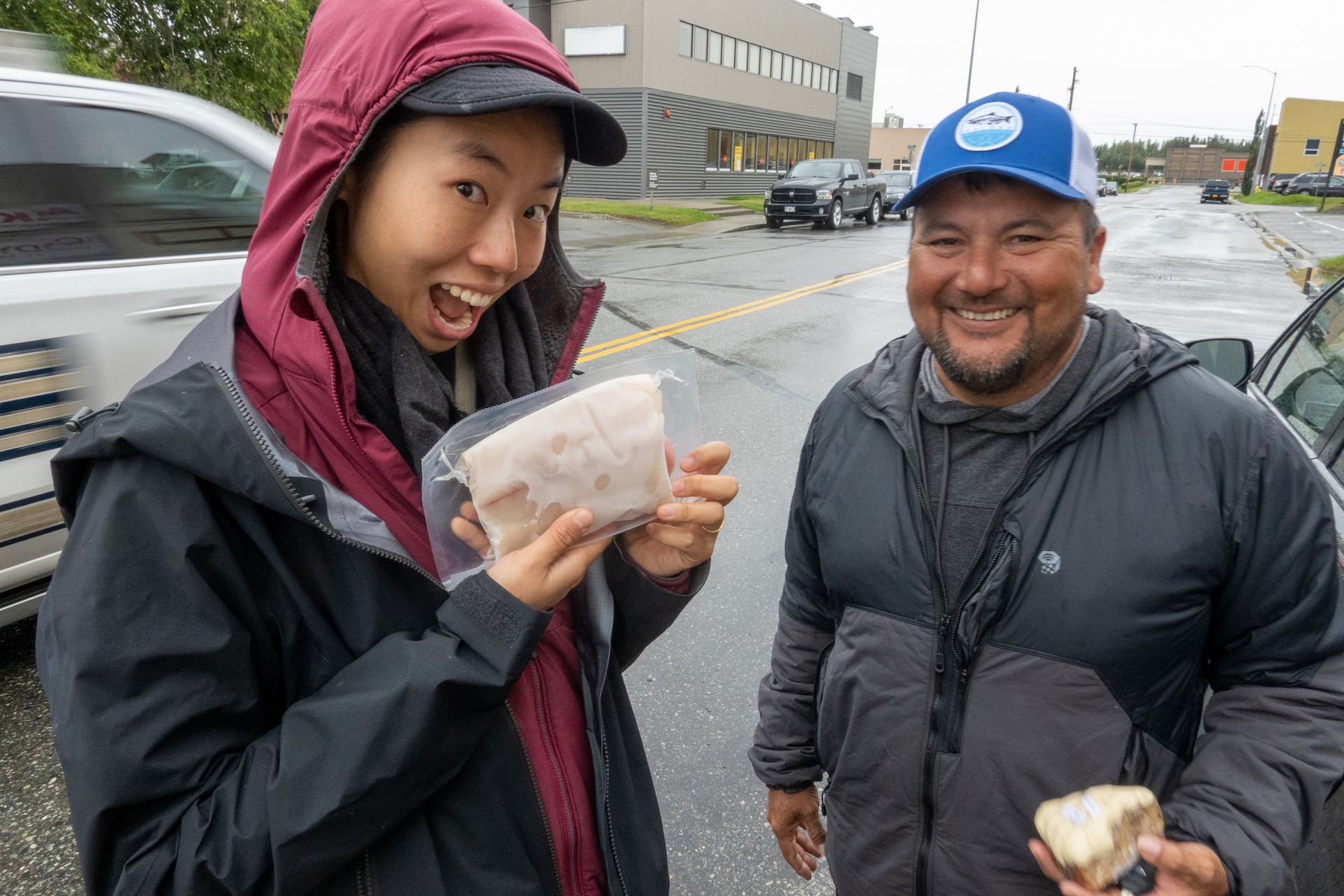 Fresh halibut! Food is the best kind of gifts.