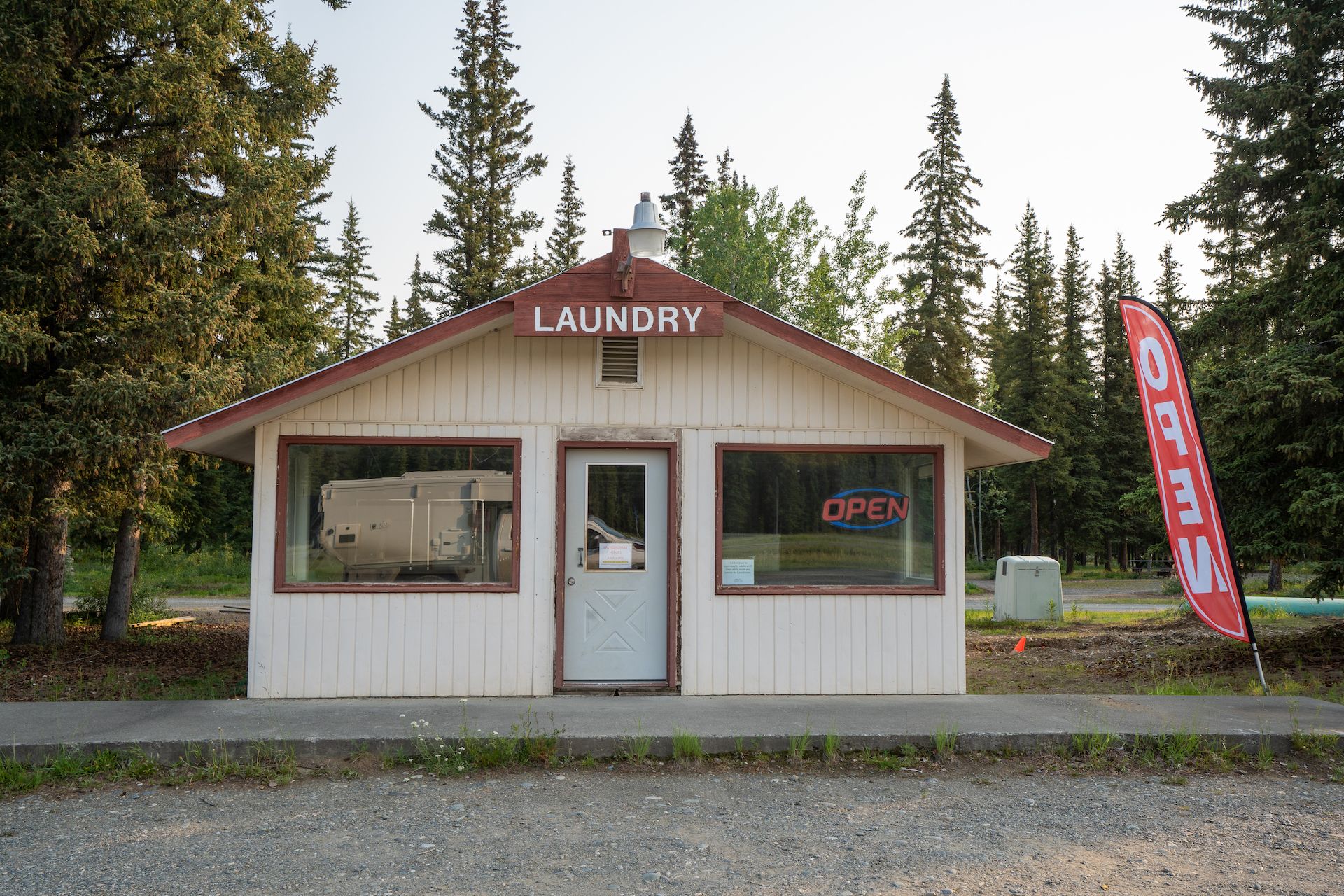 I took advantage of the laundromat located in the RV park