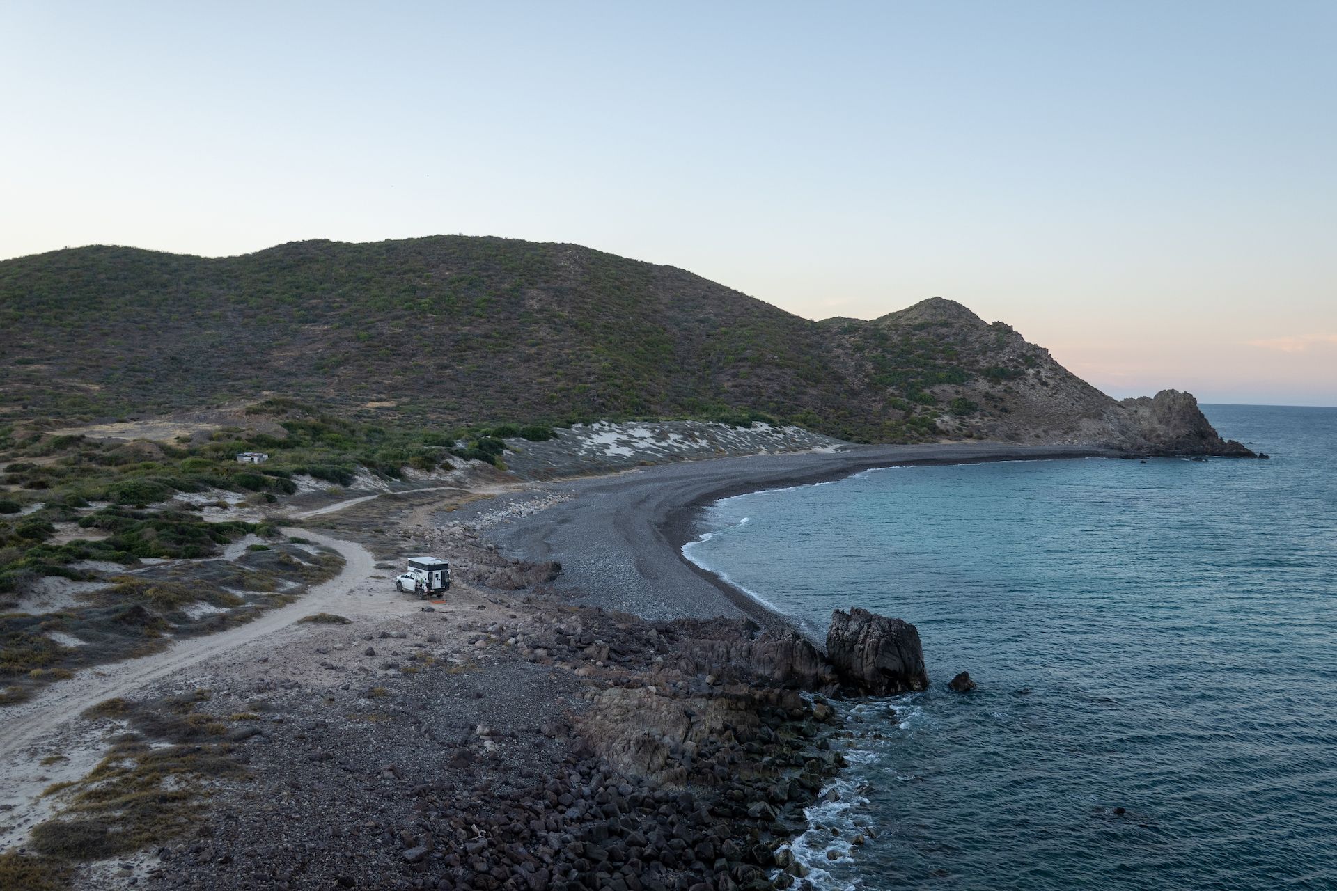 Our private beach for the second to last night in Cabo Pulmo