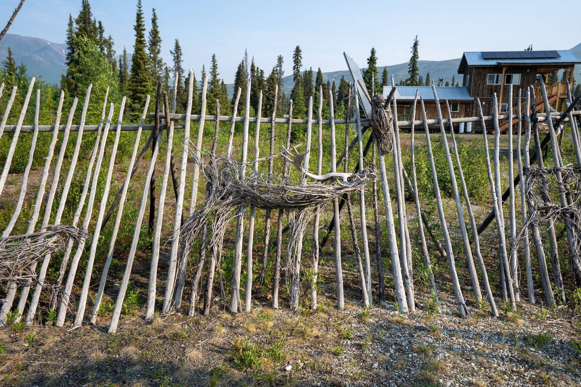 Installation near the visitor center