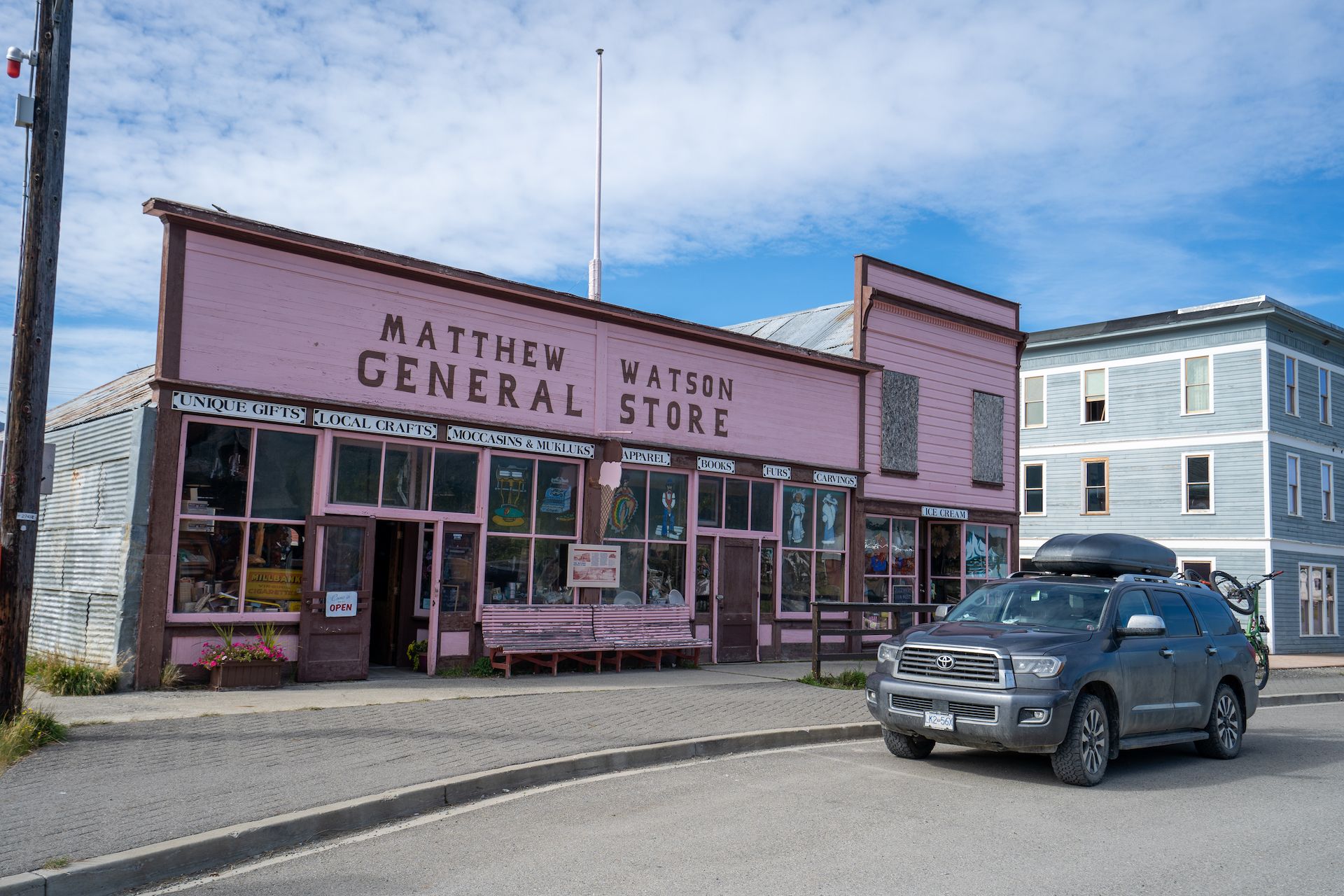 This store claims to be the oldest operating general store in Yukon.