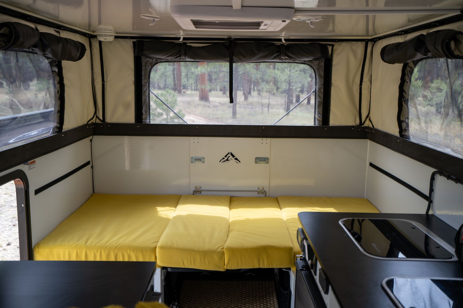 According to our first guest, the convertible bed is way more comfortable than in the Camp-X