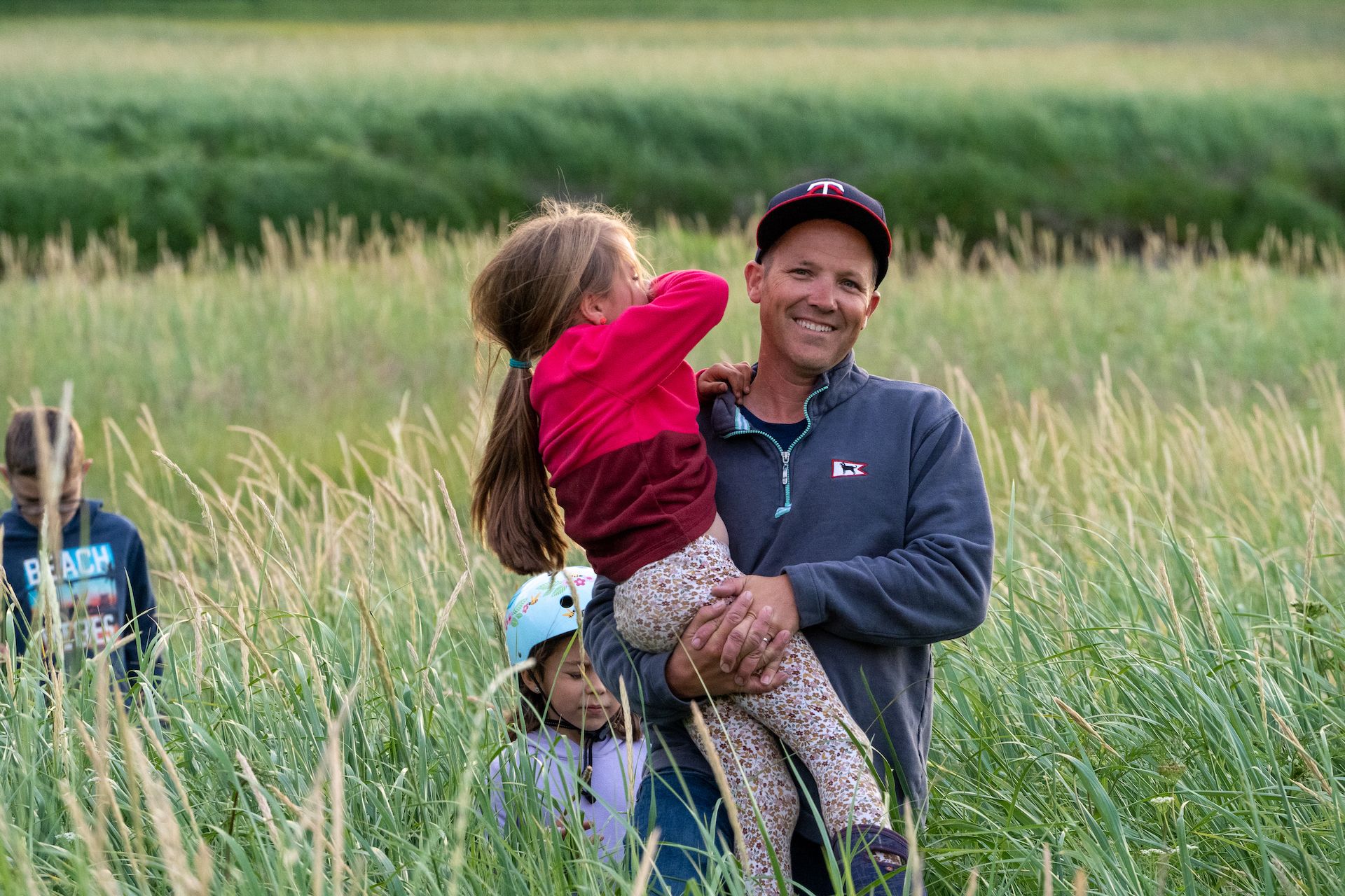 Jesse with his daughter