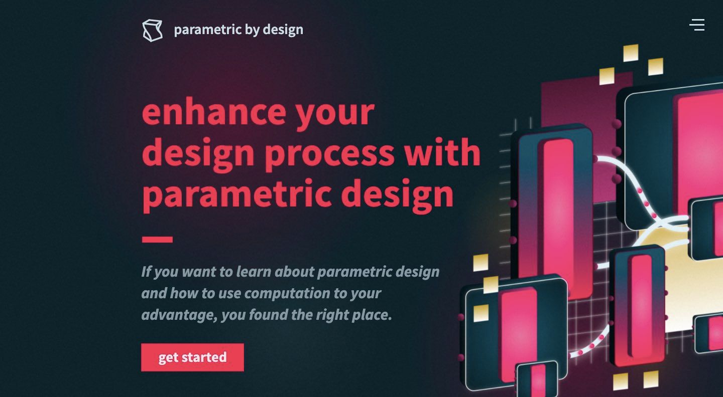 parematric by design 的 landing page
