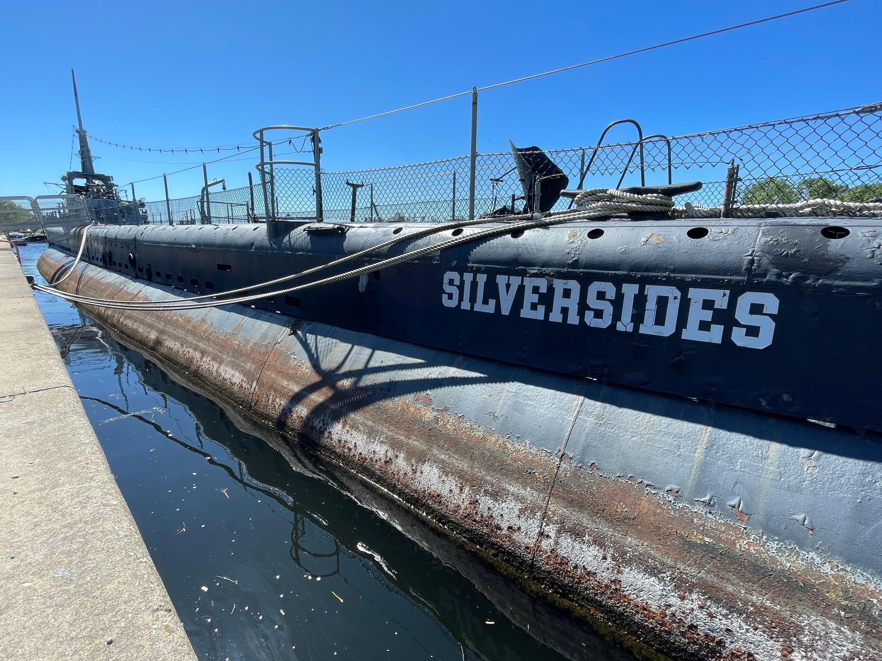 The Gato class USS Silversides, moored in Muskegon, Michigan.