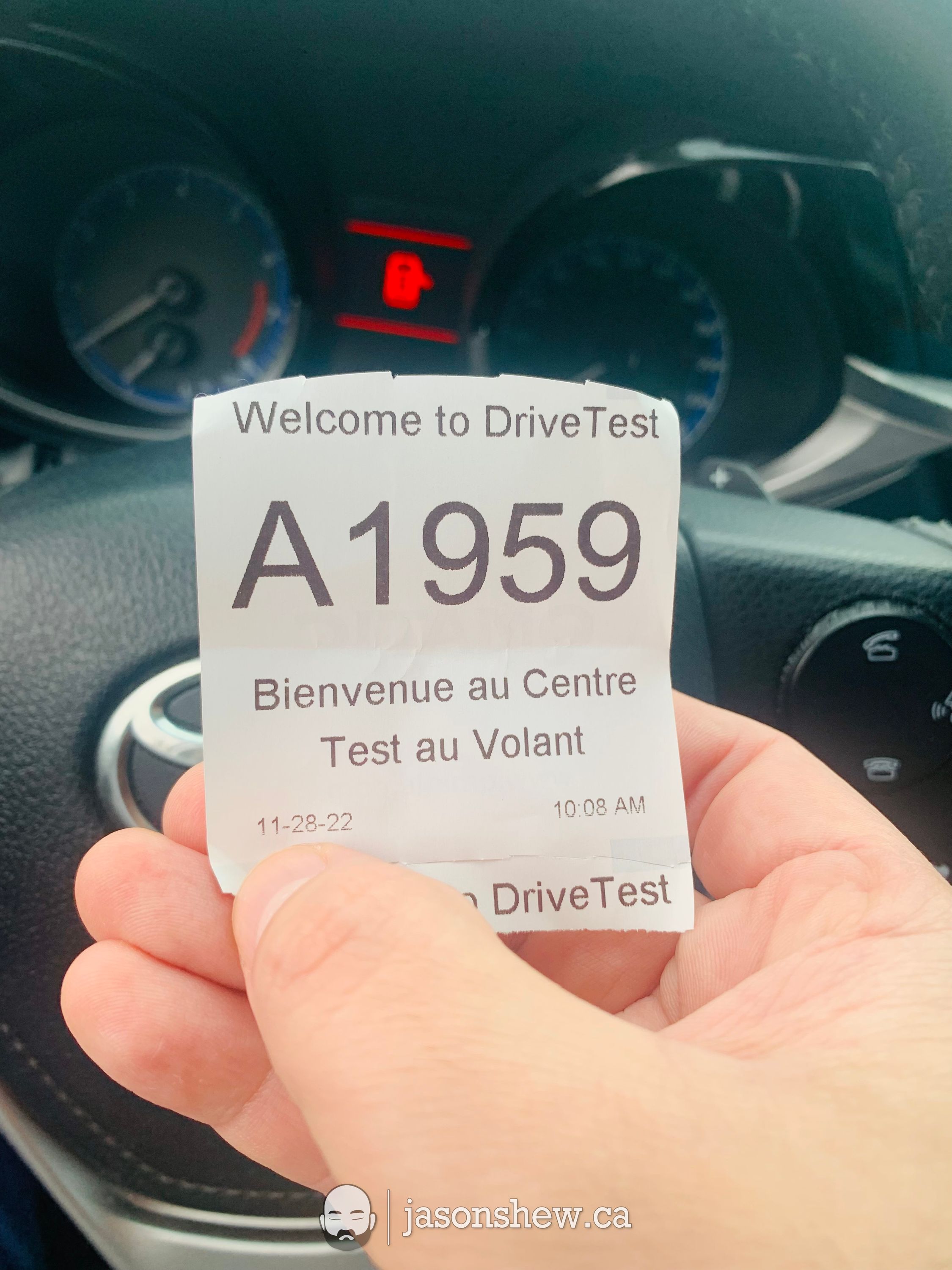 DriveTest Check-in