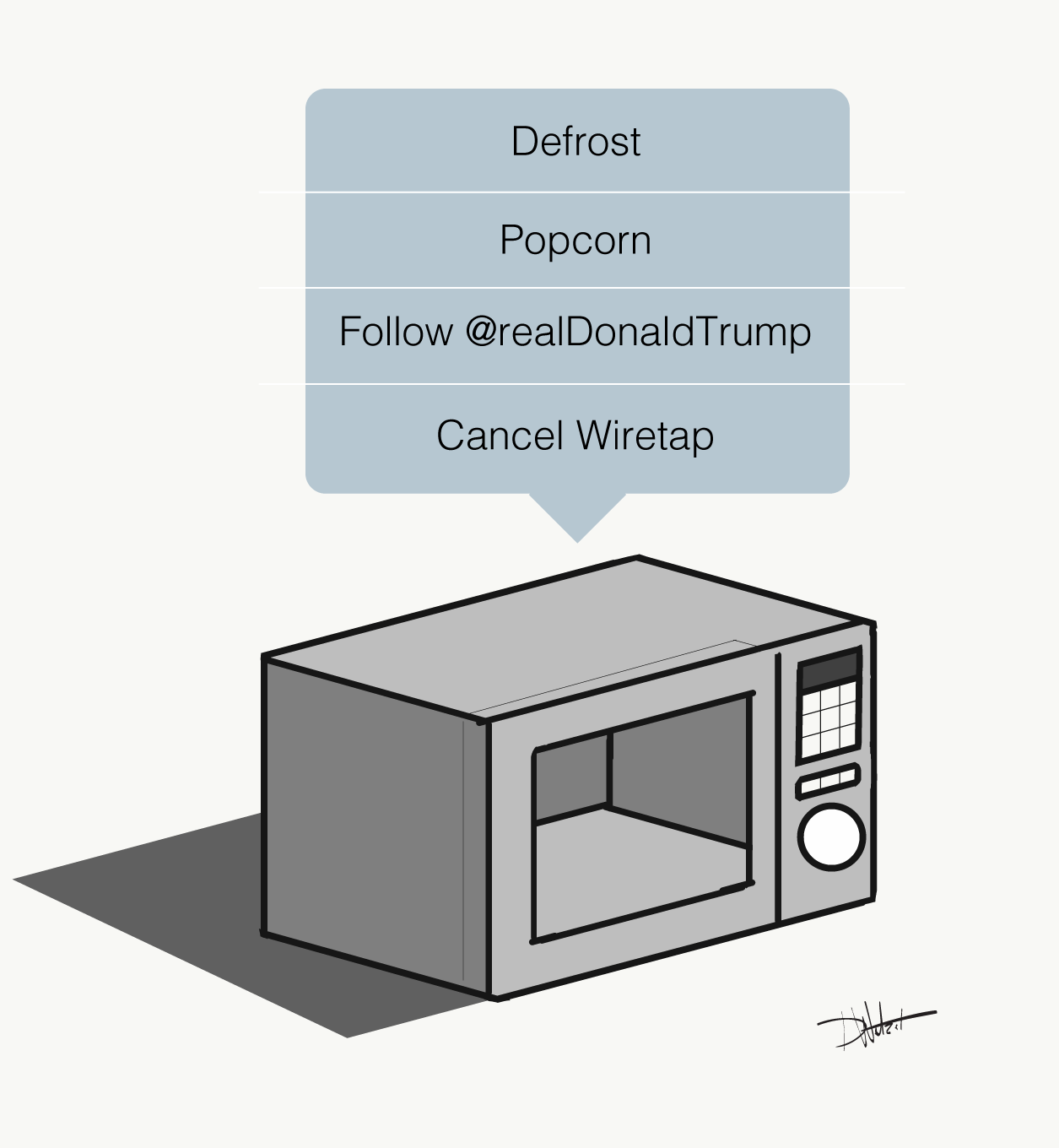 Wiretaps and Microwaves