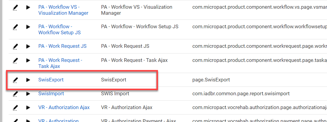 SWIS Export File