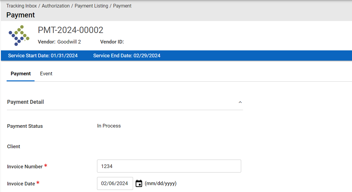 Payment Record