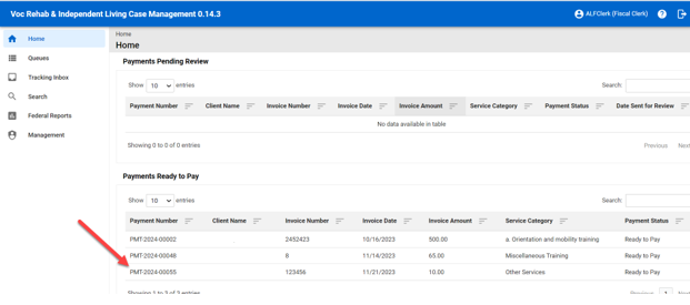 Payments Pending Review Queue