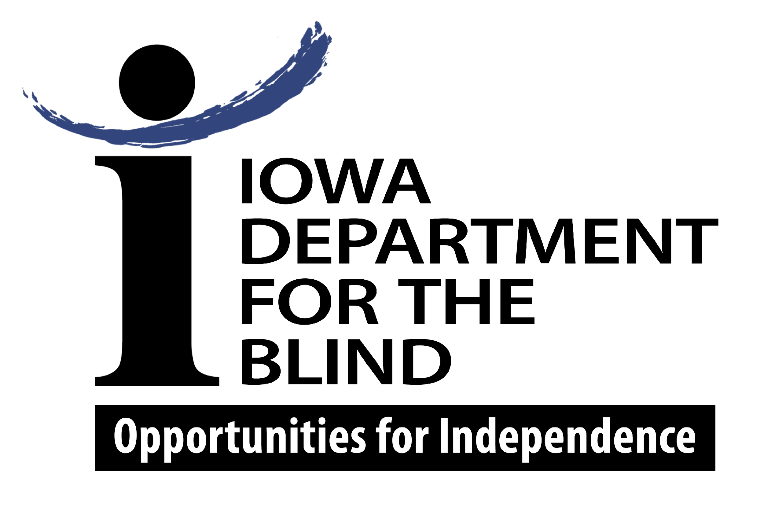 Logo: Iowa Department for the Blind; Opportunities for Independence