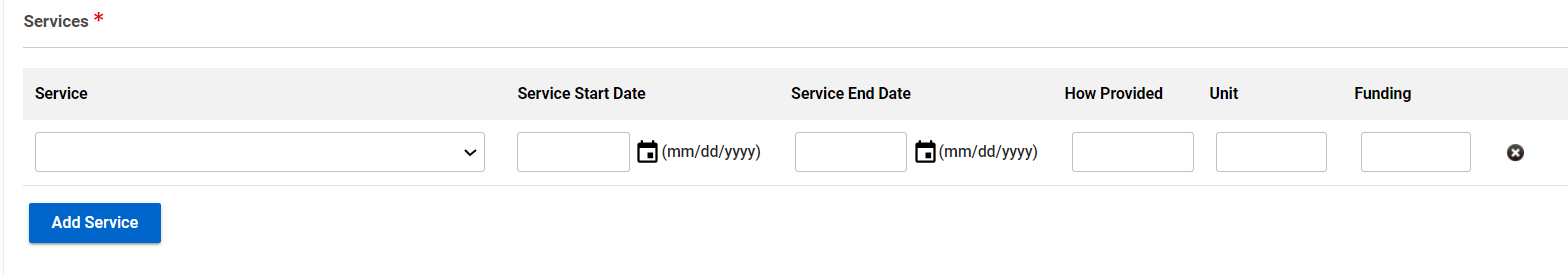 Service Fields