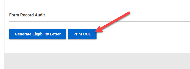 Print COE Button